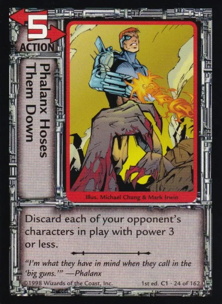 Phalanx Hoses Them Down